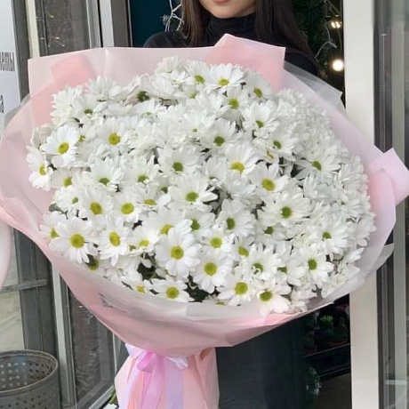 Букет Белая хризантема №167 - Фото 1