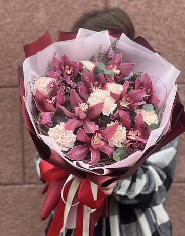 Композиция цветов Love - Фото 1