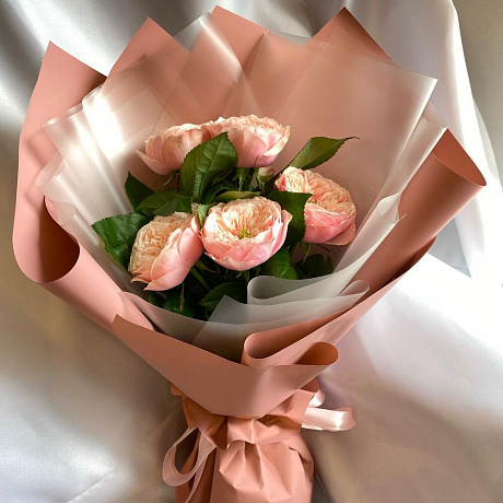 Букет из Пионовидных роз №174 - Фото 1