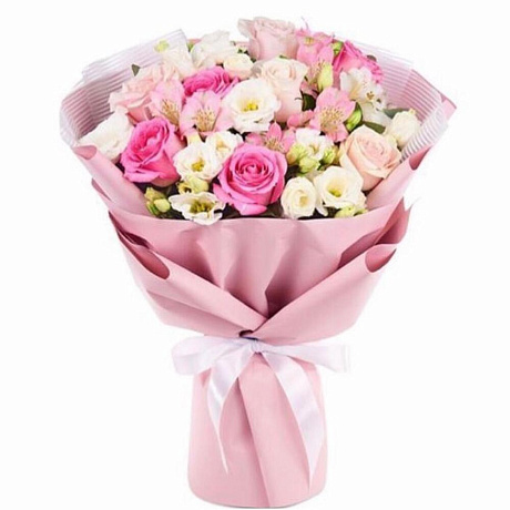 Букет цветов Нежный поцелуй №162 - Фото 1