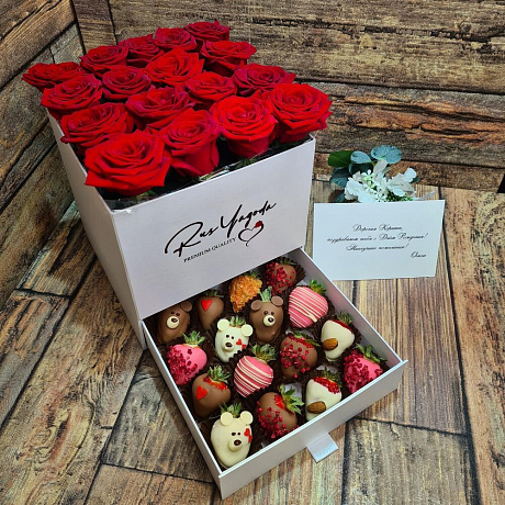 Букет Шкатулка Сюрприз - Фото 1