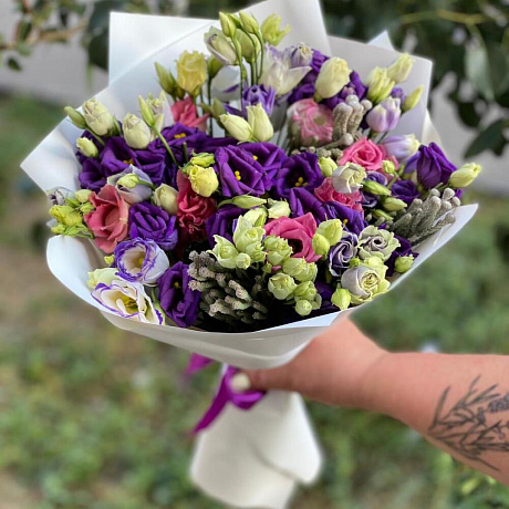 Букет эустом №172 - Фото 1