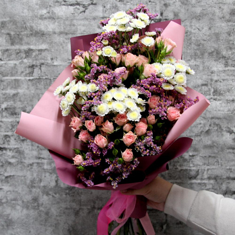 Букет цветов Pink №160 - Фото 1