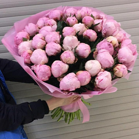 Букет с пионами №170 - Фото 1