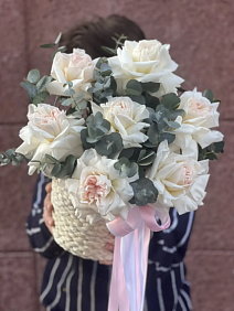 Композиция из цветов "Романтика" №161