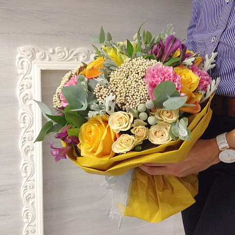 Букет цветов Летнее настроение №179 - Фото 1