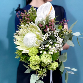 Букет цветов "Протея для невесты"