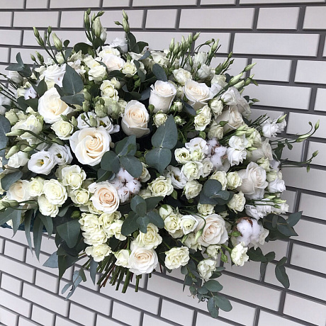 Букет цветов White cream - Фото 1