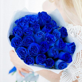 Синие розы 25