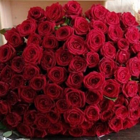 Букет признание моно Роза 101