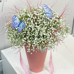 Букет цветов "Воздушность"  №164