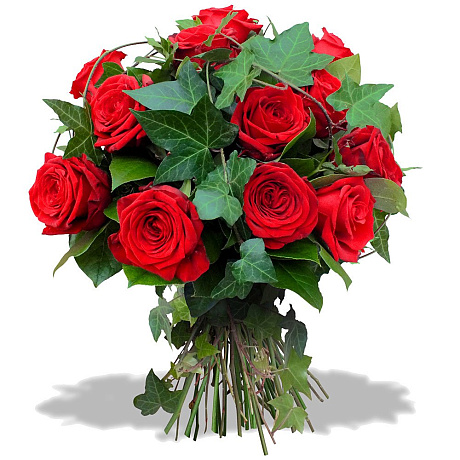 Букет из красных роз Сизаль - Фото 1