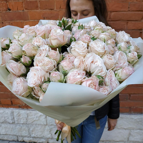 Букет цветов Сладкая вата №167 - Фото 1