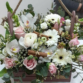 Композиция из цветов "нежность" №160