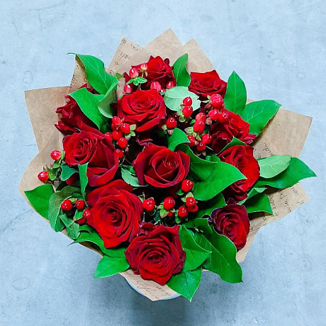 Букет цветов Мелодия любви №161 - Фото 1