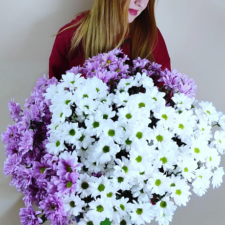 Букет Облако хризантем №161 - Фото 1