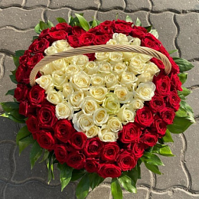 Букет цветов "5 оттенков любви"