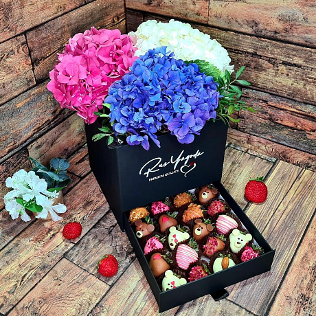 Букет Шкатулка Волшебное трио - Фото 1