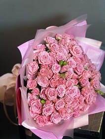 Букет цветов "Радужный с Джульеттой" №160