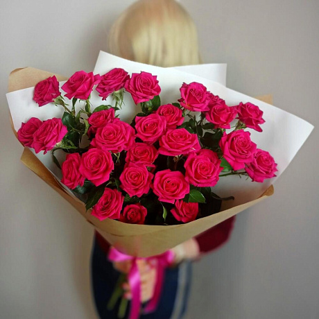 Кустовые пионовидные розы №163 - Фото 1