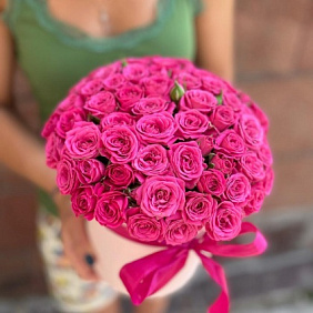 Кустовая Роза в коробочке