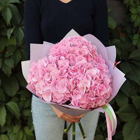 Букет Розовая Гортензия №165 - Фото 1