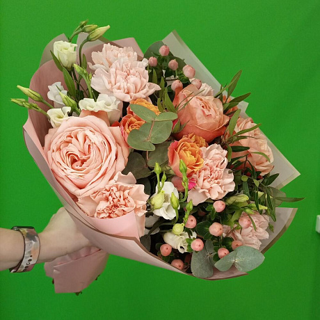 Букет цветов Страстный поцелуй №163 - Фото 1