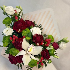 Цветы в коробке №741