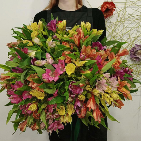 Букет Альстромерия микс №171 - Фото 1