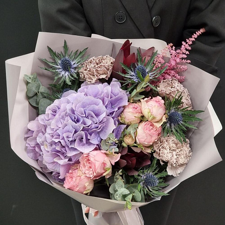 Авторский букет цветов № 115 - Фото 1