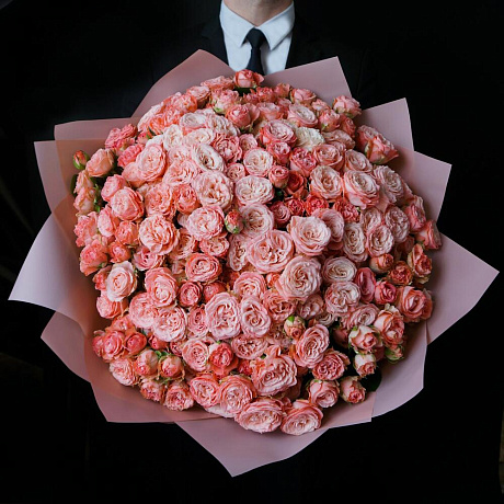 Букет из 51 розы Madam Bombastic - Фото 1
