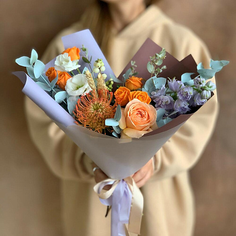 Букет цветов Живописная осень - Фото 1