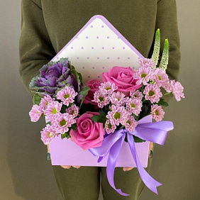 Букет цветов "Цветочный комплимент"