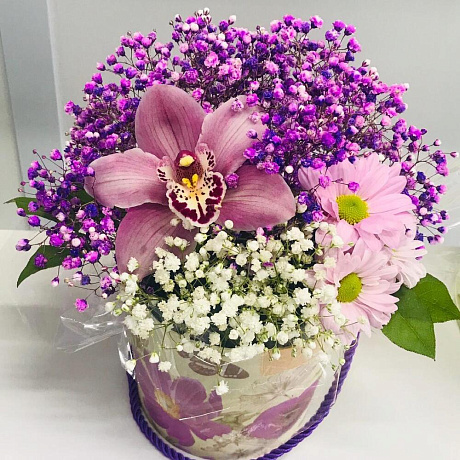 Цветы в коробке №437 - Фото 1