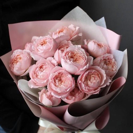 Букет из Пионовидных Роз Джульетта №162 - Фото 1