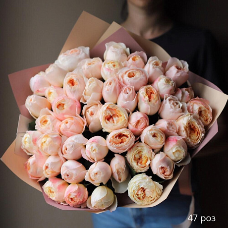 Букет из пионовидных роз Принцесса Айко (47) - Фото 1