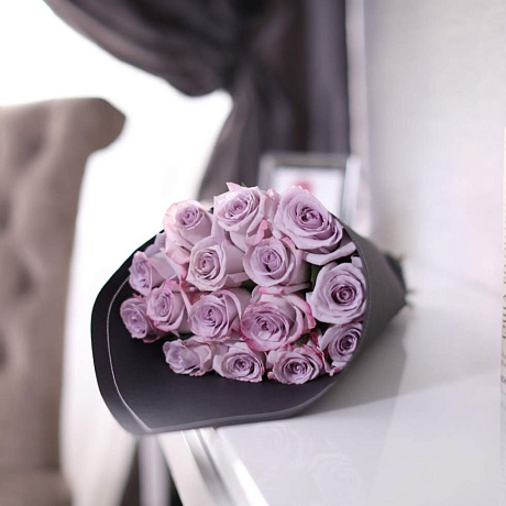 Букет из 15 роз Purple - Фото 1