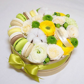 Букет цветов "Свежий цитрус"