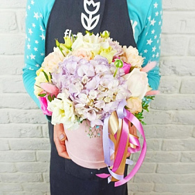 Цветы в коробке "Lollipop"