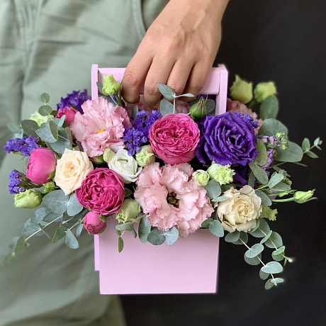 Букет цветов Розовое настроение №162 - Фото 1