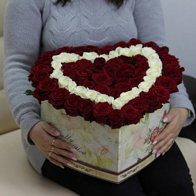 Букет цветов "День Валентина"