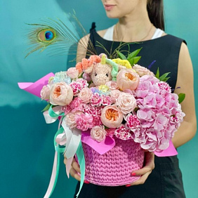 Букет "Джульетта с Единорогом"