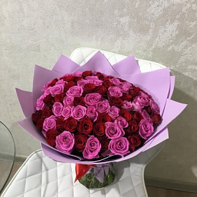 101 микс красная и розовая