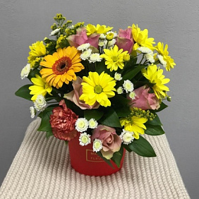 Букет цветов "Бабочка" №163