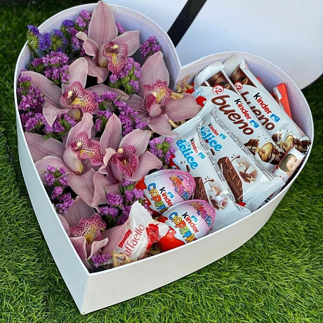 Цветы в коробке №486 - Фото 1