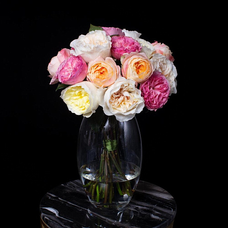 Микс пионовидных роз №163 - Фото 1