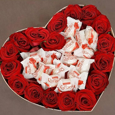 Букет цветов Сердце №172 - Фото 1