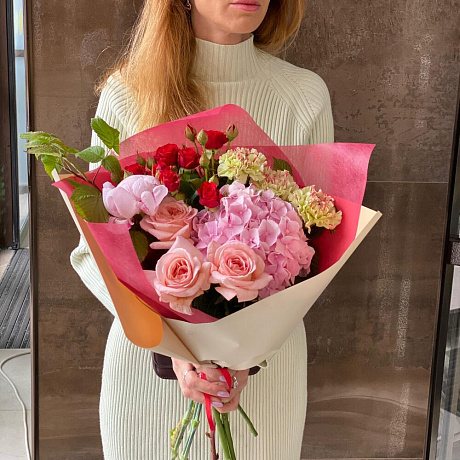 Букет цветов Маркиза осень - Фото 1