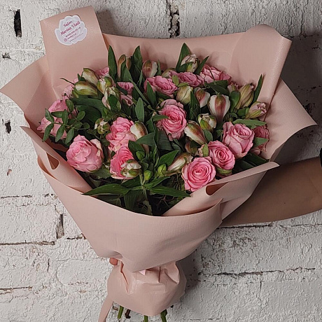 Букет цветов Нежность №202 - Фото 1