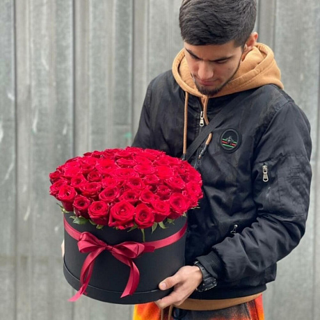 Цветы в коробке №689 - Фото 1